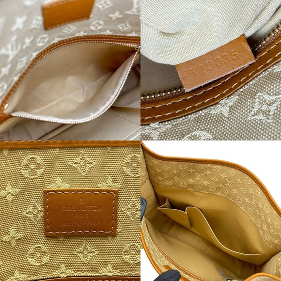 Louis Vuitton Shoulder Bag Bouzas Marie Kate M92323 Monogram Beige Canvas Lea... - Picture 7 of 8